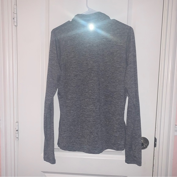 Nike Running 1/4 Zip Jacket Pull-over Gray Size Medium - Picture 4 of 6